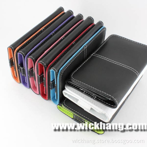 PU Leather Wallet Case with Card Holders for iPhone 5